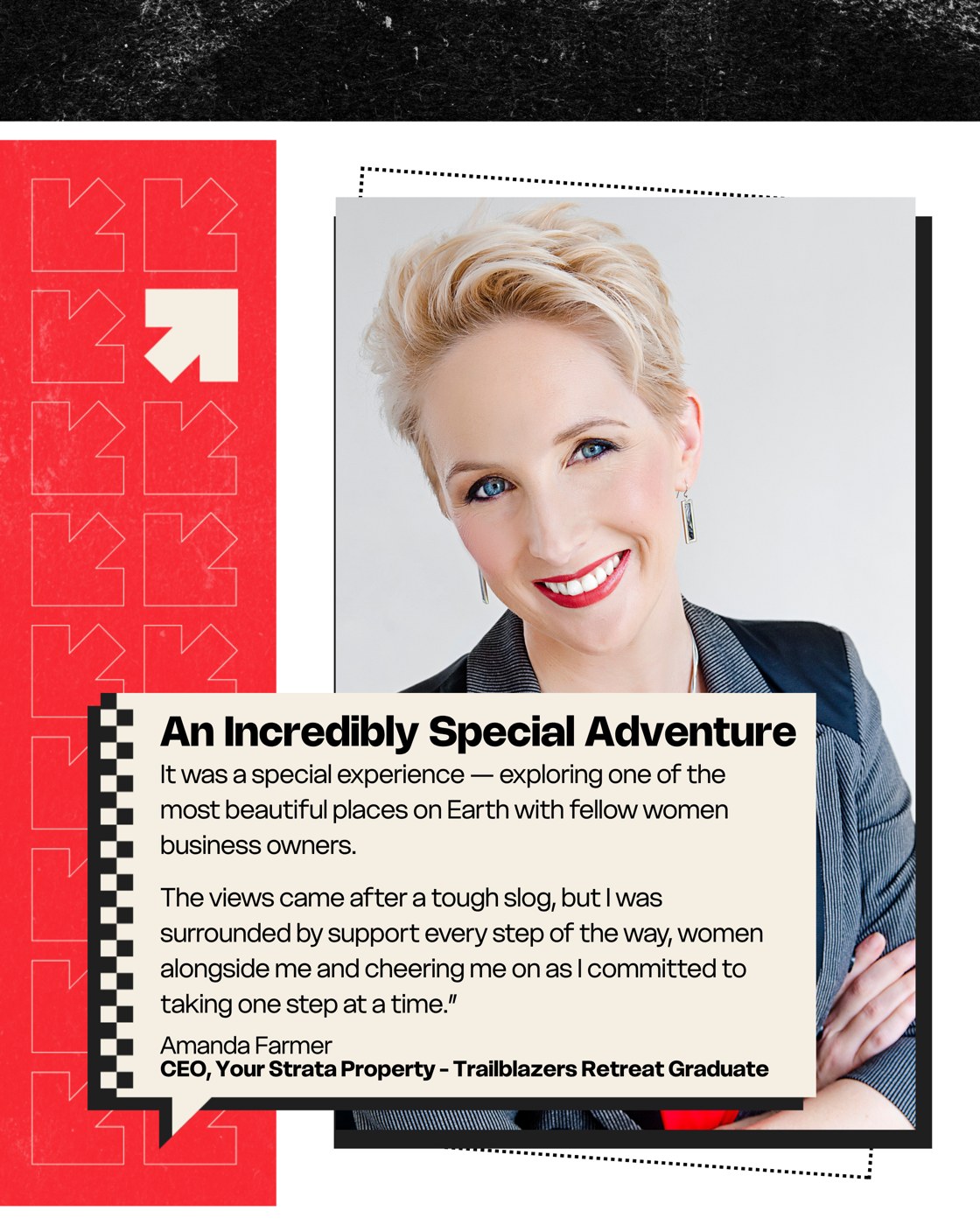 Amanda Farmer, CEO of Your Strata Property and Trailblazers Retreat graduate, on her HerBusiness retreat experience