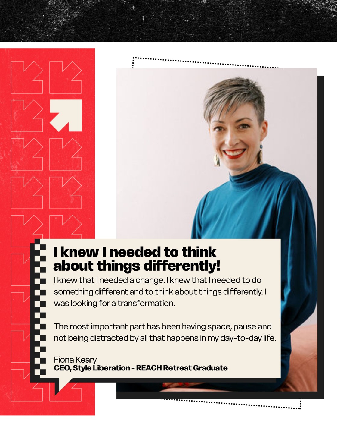 Fiona Keary, CEO of Style Liberation and REACH Retreat graduate, on her HerBusiness retreat experience